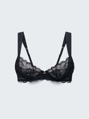 SYRN THE SHOW OFF UNLINED PLUNGE BRA - AFTER DARK / CHEERIO